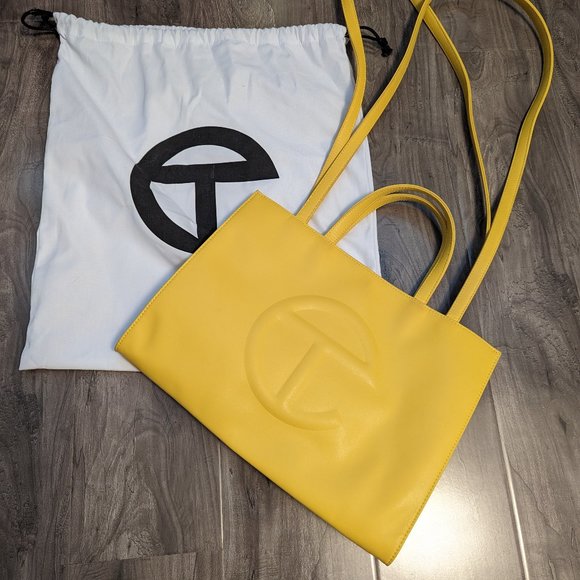 Telfar Handbags - Telfar Medium Yellow Bag